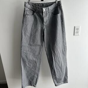 Wild Fable Gray Women’s Jeans Glitter Design Mid Rise 90s Relaxed Fit Size 6